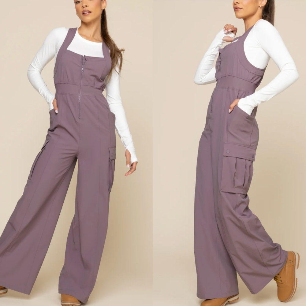 POPFLEX Dusty Mauve Jumpsuit - Picture 2 of 10